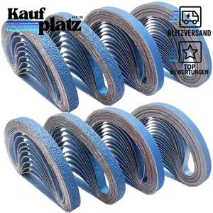 FEIHU Zirkonkorund Schleifband Set 30x533mm 6 Körnungen für Zuhause Büro... - Bild 1 von 8