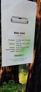 Mac OS Sequoia Apple Mac Mini A1347 Core i5-3210M, 16GB Ram, 240GB SSD - Picture 1 of 9