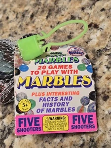 1994 Imperial Champion Marbles Sealed 5 Shooter Marbles NEW VTG  - Picture 1 of 7