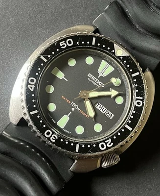 SEIKO TURTLE 6309-7040 1981 YEAR DIVER VINTAGE “REVISED” - Immagine 1 di 4