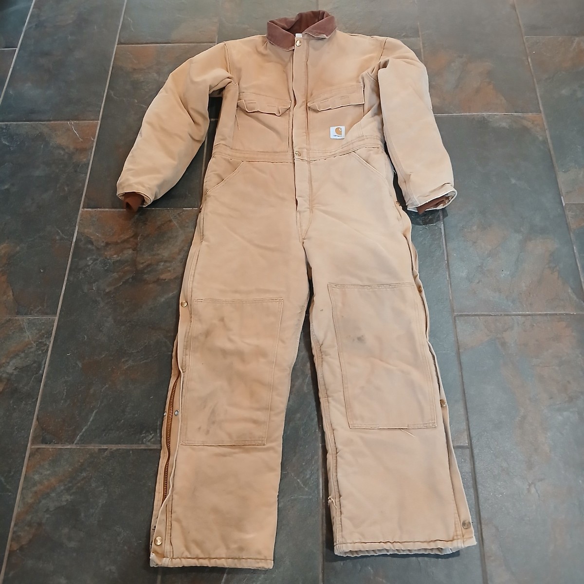 【USA-vintage】carhartt cover-all 80s 90s Vintage carhartt lined coveralls - Gem