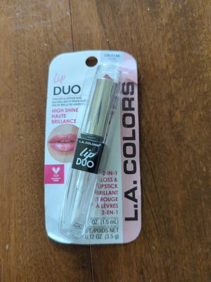 L.A. Colors Clarity Lip Duo Gloss and Lipstick CBLG148 - Image 1 of 4
