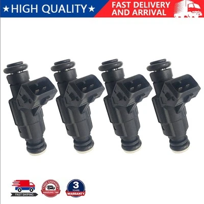 For Volkswagen Crossfox 1.6L L4 2011 2012 2013-2015 4Pc Fuel Injector 032906031P - Image 1 of 4