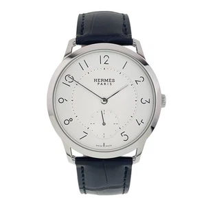 Hermes Slim d Hermes Steel Silver Dial 39.5mm Automatic Men’s Watch CA2.810 - Picture 1 of 10
