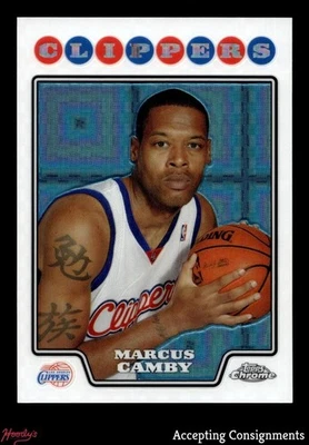 2008-09 Topps Chrome X-Fractors #103 Marcus Camby 028/288 CLIPPERS - Image 1 of 2