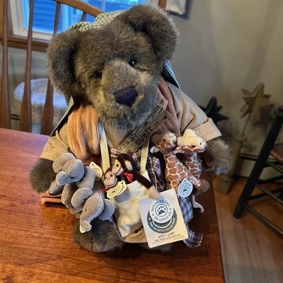 Peluche Boyds Bears Mr Noah and Friends Edición Limitada con Soporte Arca de Noé Animales Foto 1 de 4