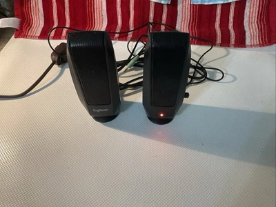 Logitech S120 schwarz Computer Lautsprecher getestet funktioniert super Klang - Bild 1 von 3