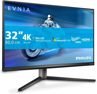 Philips Evnia 32M2N6800M 4K Monitor 31.5" UHD 3840x2160 HDR Adaptive Sync 144Hz - Bild 1 von 4