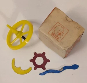Vintage Magnetic Magic Snake Kreisel - Breba West Germany - Magnet Mond Spielzeug - Bild 1 von 21