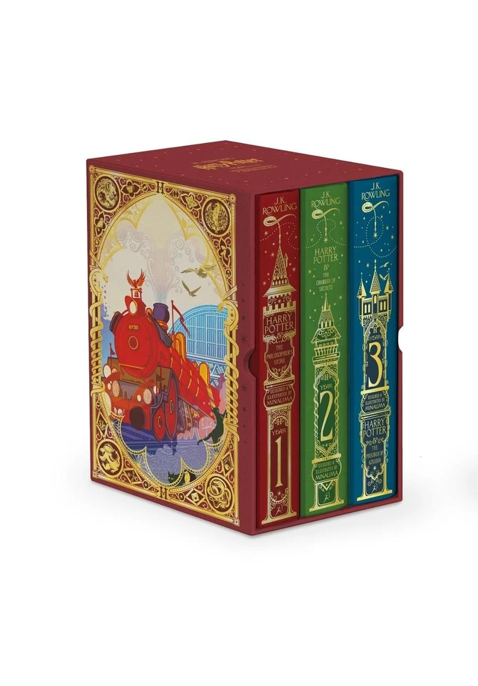 Harry Potter 1-3 Box Set: MinaLima Edition by J.K. Rowling - Image 1 of 1