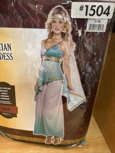 Greek Goddess Costume Adult Grecian Halloween Size Medium 6-8 3pc - Picture 1 of 2