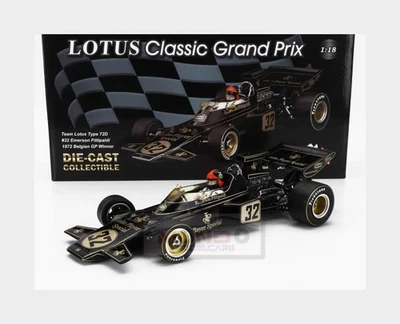 1:18 QUARTZO Lotus F1 72D #32 Winner Belgium Gp 1972 Fittipaldi QZ18282 - Immagine 1 di 2