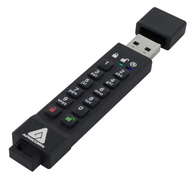 Apricorn 16GB Aegis Secure Key 3z USB 3.1 Flash Drive (ask3z16gb) - Image 1 of 4