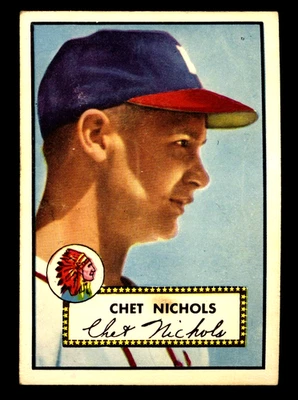 1952 Topps #288 Chet Nichols Boston Braves RC EX WELL CENTERED - Image 1 of 2