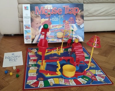 COMPLETE Mouse Trap board game vintage MB 1986 w/ box & game instructions - Image 1 of 4