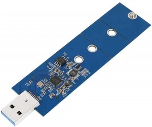 M.2 to USB Adapter for SSD with SATA M.2 SSD (B+M key) - USB 3.0 - - Picture 1 of 1