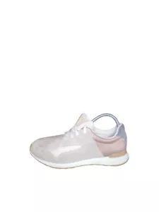 Clarks Sneakers Women Sz 10 Lace Up Suede Copper Salmon Everyday Running Workout - Picture 1 of 6