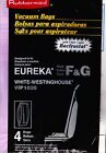 Rubbermaid Style Eureka F&G Vacuum Cleaner 4 Bags New In Original Packaging