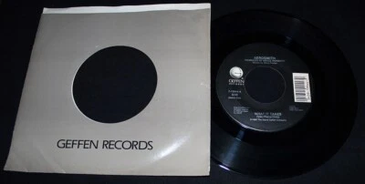 Aerosmith-What It Takes-Remix/Edit-Geffen 7-19944-VTG '89 45-Co Slv-VG++/VG++!!! - Image 1 of 2