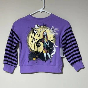 Nightmare Before Christmas Girls Sweatshirt Size XS (4-5). NWT! Jack Skeleton - Picture 1 of 7