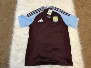 JD1235 Adidas Aston Villa 2024/25 Home Size Medium Soccer Jersey - Picture 1 of 6