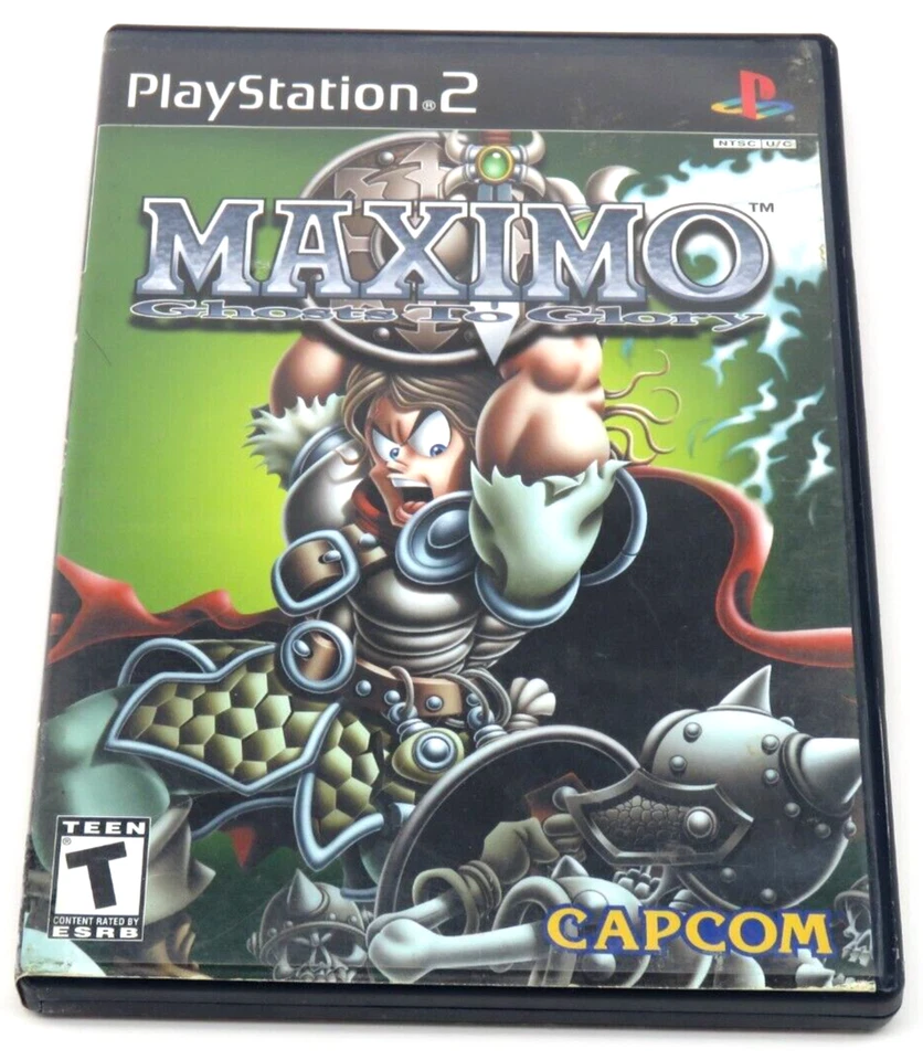 Maximo: Ghosts To Glory (PlayStation 2, 2002) PS2 Capcom (Case, CD & Manual) - Image 1 of 4