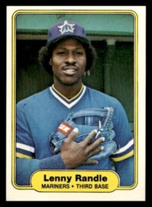 Tarjeta de béisbol 1982 Fleer #516 Lenny Randle Seattle Mariners - Imagen 1 de 2
