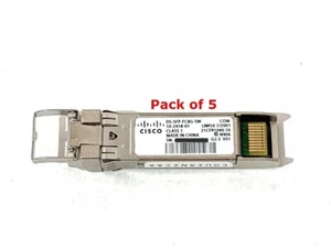 LOT OF 5 Cisco DS-SFP-FC8G-SW SFP+ transceiver module 10-2418-01 - Picture 1 of 4
