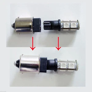 20x 1156 Ba15s Bulb Base Transformer from T15 921 T10 194 Wedge Socket  - Picture 1 of 4