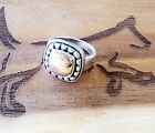 James Avery 14kt Gold And Sterling Silver Square Beaded Ring Size 6 +ja Box/pch!