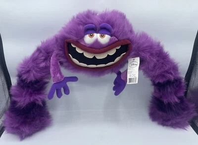 JUGUETE DE PELUCHE ART MONSTER púrpura Monsters Inc. Universidad DISNEY PIXAR Foto 1 de 4