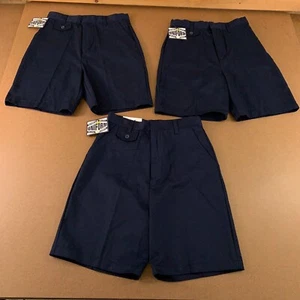 Lot of 3 Authentic Galaxy Girls Size 14 Navy Blue Uniform Bermuda Shorts NWT - Picture 1 of 5