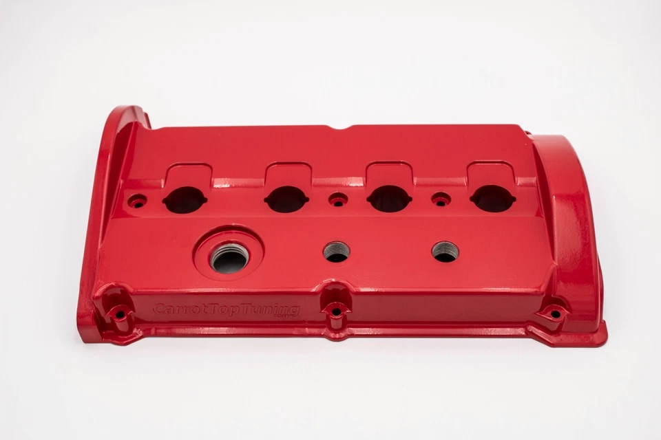 1.8T VW Audi Cast Alloy Aluminum Valve Cover - Red - Image 1 of 1