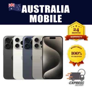 Apple iPhone 15 Pro 128GB 256GB 512GB 1TB Unlocked AU STOCKED FREE EXPRESS POST - Picture 1 of 6