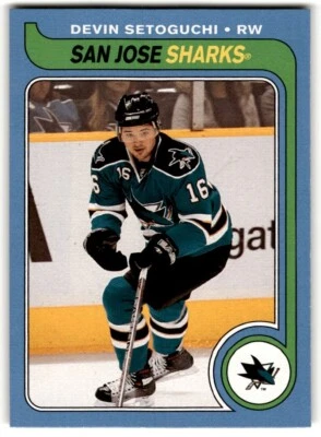2008-09 O-Pee-Chee '79-80 Retro Devin Setoguchi #96 San Jose Sharks - Image 1 of 2