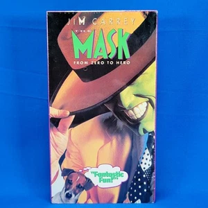 The Mask VHS 1995 RARE Factory Sealed OOP Watermarks Jim Carrey New Line Cinema - Picture 1 of 12