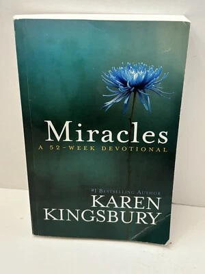 Miracles: A 52-Week Devotional, LARGE PRINT, by Karen Kingsbury (2010 PB) - Image 1 of 4