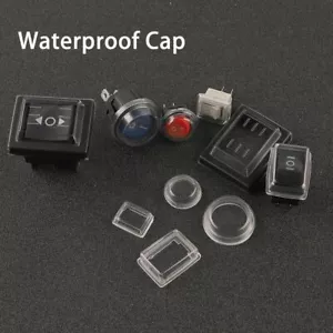 Mini tapa impermeable con botón Rocker 16/23 mm cubierta de polvo transparente - Imagen 1 de 17