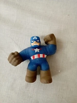 ¡FIGURA DE HÉROES DE GOO ZU CAPITÁN AMERICA! Marvel, calmante de estrés suave Foto 1 de 3