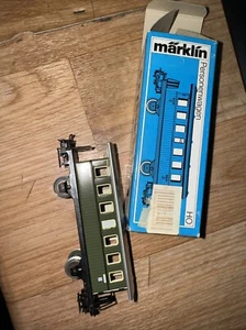 Vintage Marklin Ho 4040 /1753 2nd Class Local Passenger Car Tin New - Picture 1 of 5