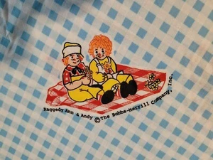 Raggedy Ann 35" x 44" 100% COTTON - Picture 1 of 2