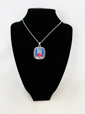2013 Red Sox World Series Silver Championship Pendant, 🇺🇸 SHIP - Image 1 of 4