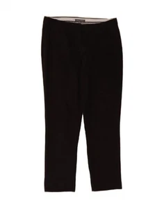LAURA ASHLEY Womens Straight Chino Trousers UK 12 Medium W30 L29 Black CN06 - Picture 1 of 4