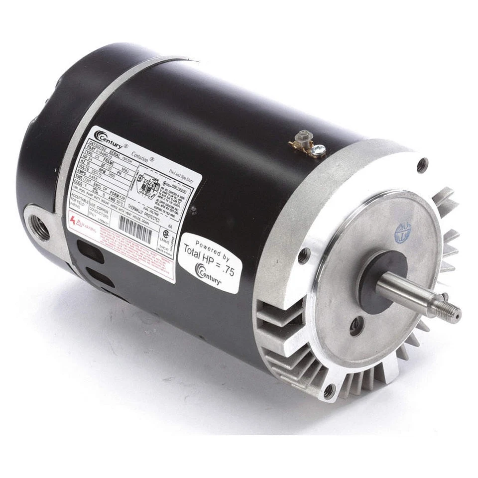 CENTURY B227SE Motor,3/4 HP,3,450 rpm,56J,115/230V 5PB79 - Image 1 of 1
