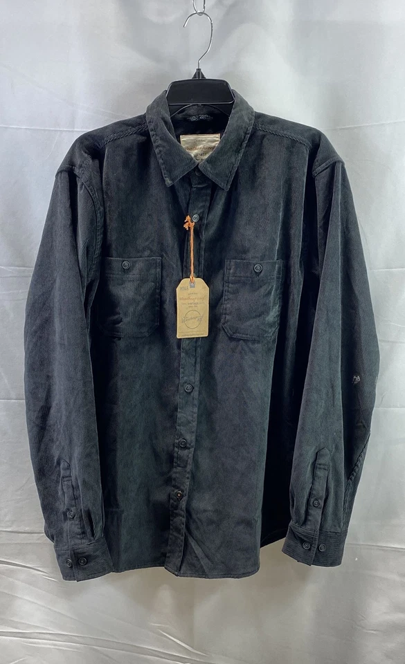 Weatherproof Men Black Moonless Night Vintage Outerwear Shirt Size L NWT - Image 1 of 4