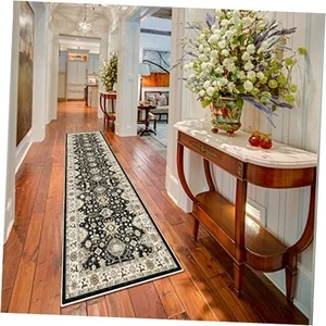 Washable Hallway Runner Rug 2x10: Non Slip Runner Rugs with Rubber Backing  - Picture 1 of 7