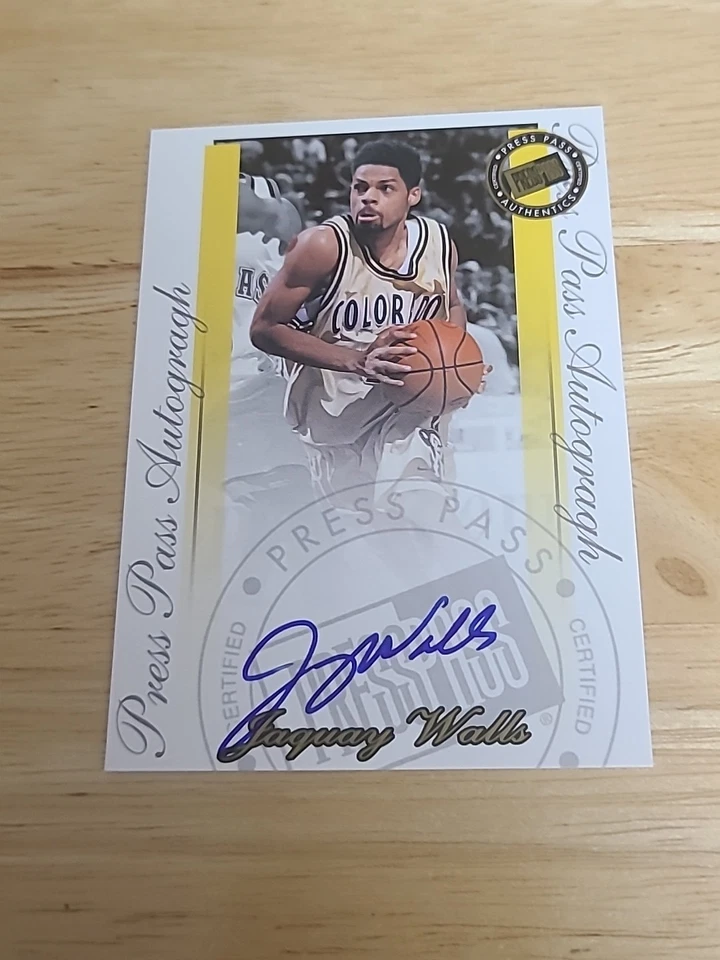 2000 Press Pass Signature Edition Jaquay Walls Autograph Colorado Buffaloes $$$ - Image 1 of 2