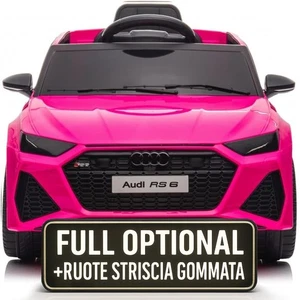 Auto Macchina Elettrica per Bambini 12V Audi RS 6 Sedile Pelle con Telecomando R - Foto 1 di 7