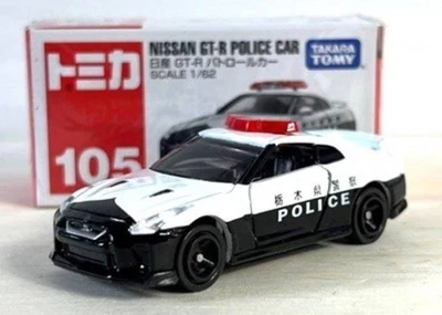 Coche Patrulla Tomica Nº105 Nissan GT-R 1:62 Nuevo de JAPÓN Auténtico Coche Diecast Foto 1 de 4
