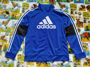 Adidas Kids Tricot Colorblock Zip Up Track Jacket Size XL Youth Boys - Picture 1 of 3